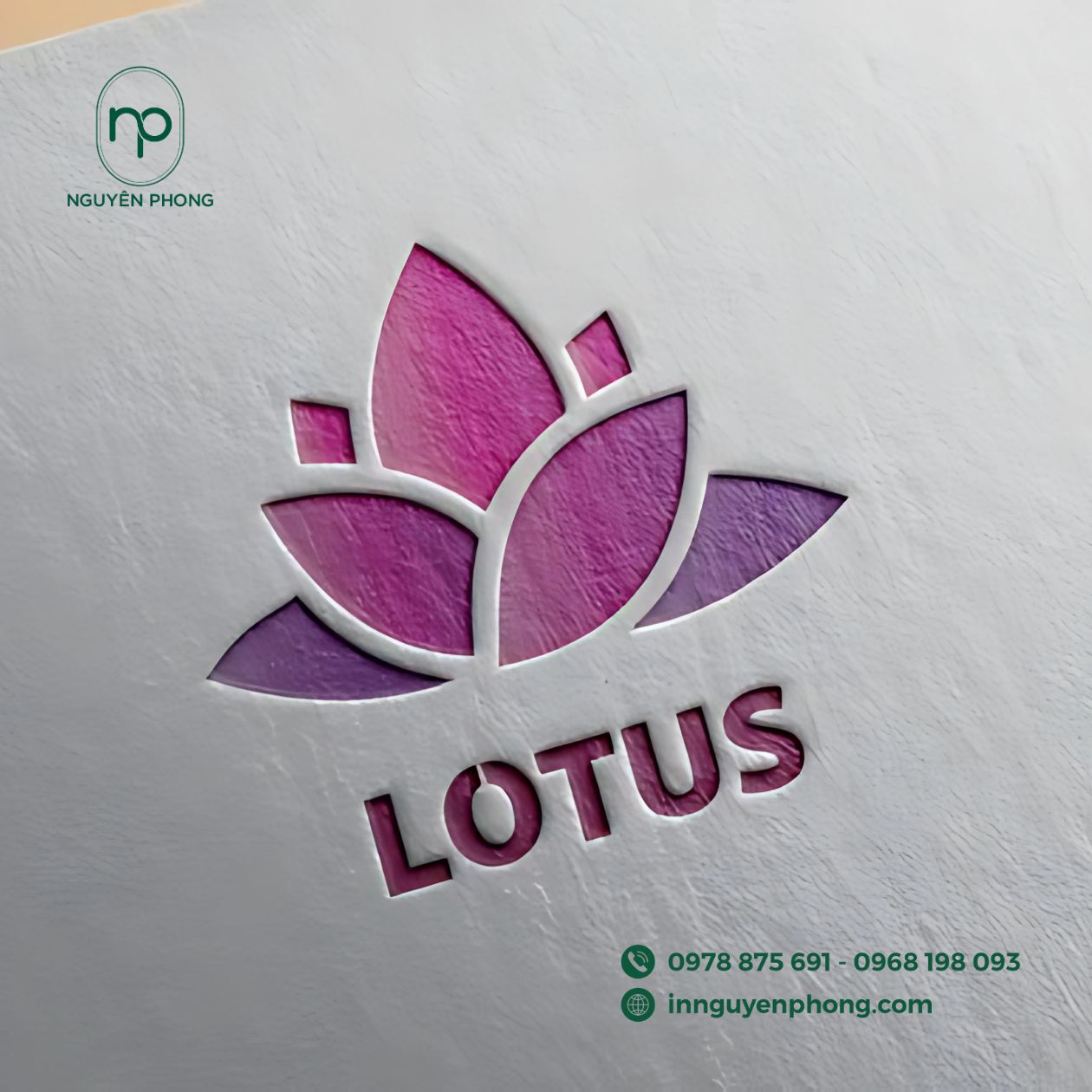 Mẫu logo hoa sen